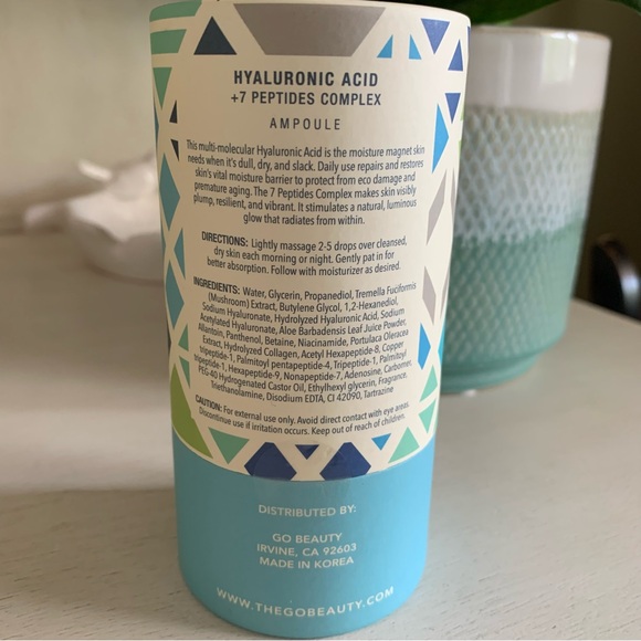 🆕The Go Beauty HYDRO REVIVING | HYALURONIC ACID +7 PEPTIDES COMPLEX, DAY SERUM - Picture 3 of 10